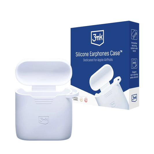 3mk Silicon AirPods Case for AirPods 2 - white_0