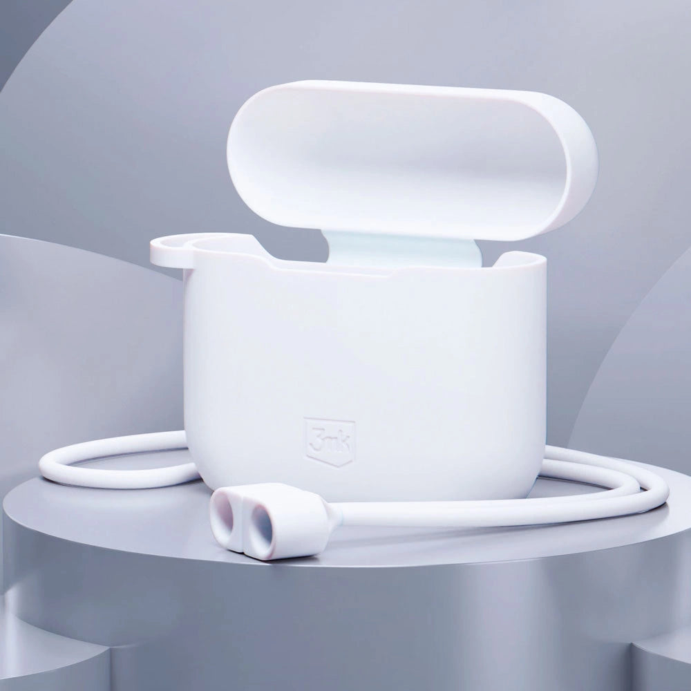 3mk Silicon AirPods Case for AirPods 3 - white_2