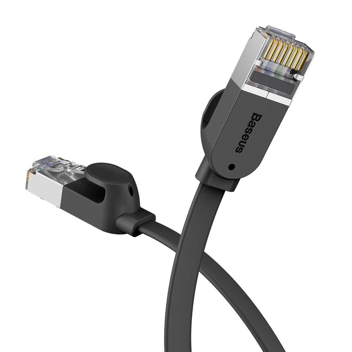 Baseus High Speed ​​flat Ethernet CAT6 RJ45 network cable 0.5m - black_4