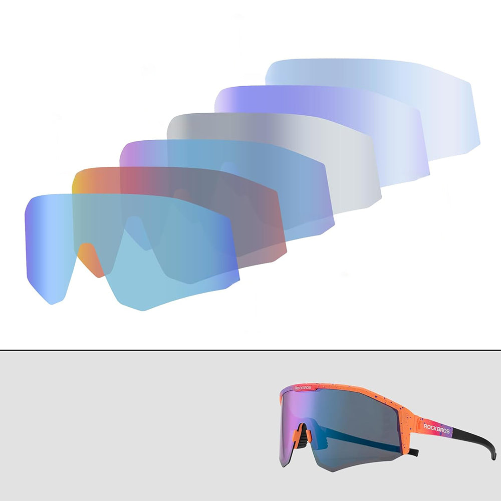 Rockbros SP297 polarizing cycling glasses - purple_4