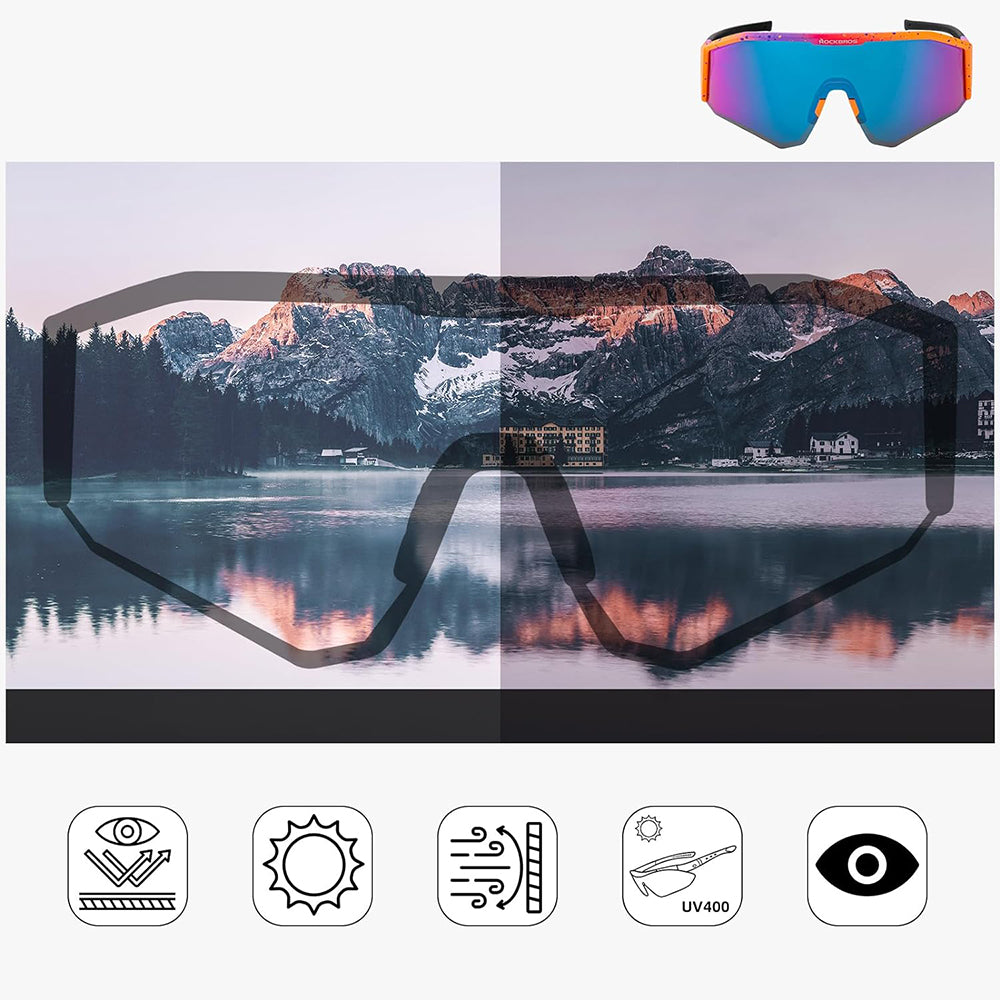 Rockbros SP297 polarizing cycling glasses - purple_5