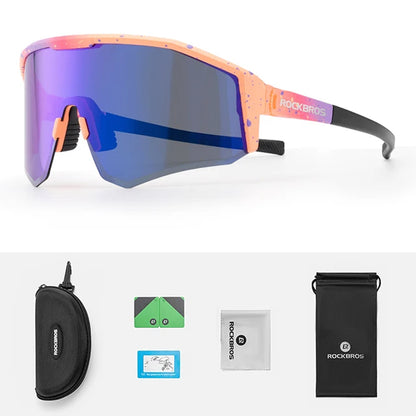 Rockbros SP297 polarizing cycling glasses - purple_7