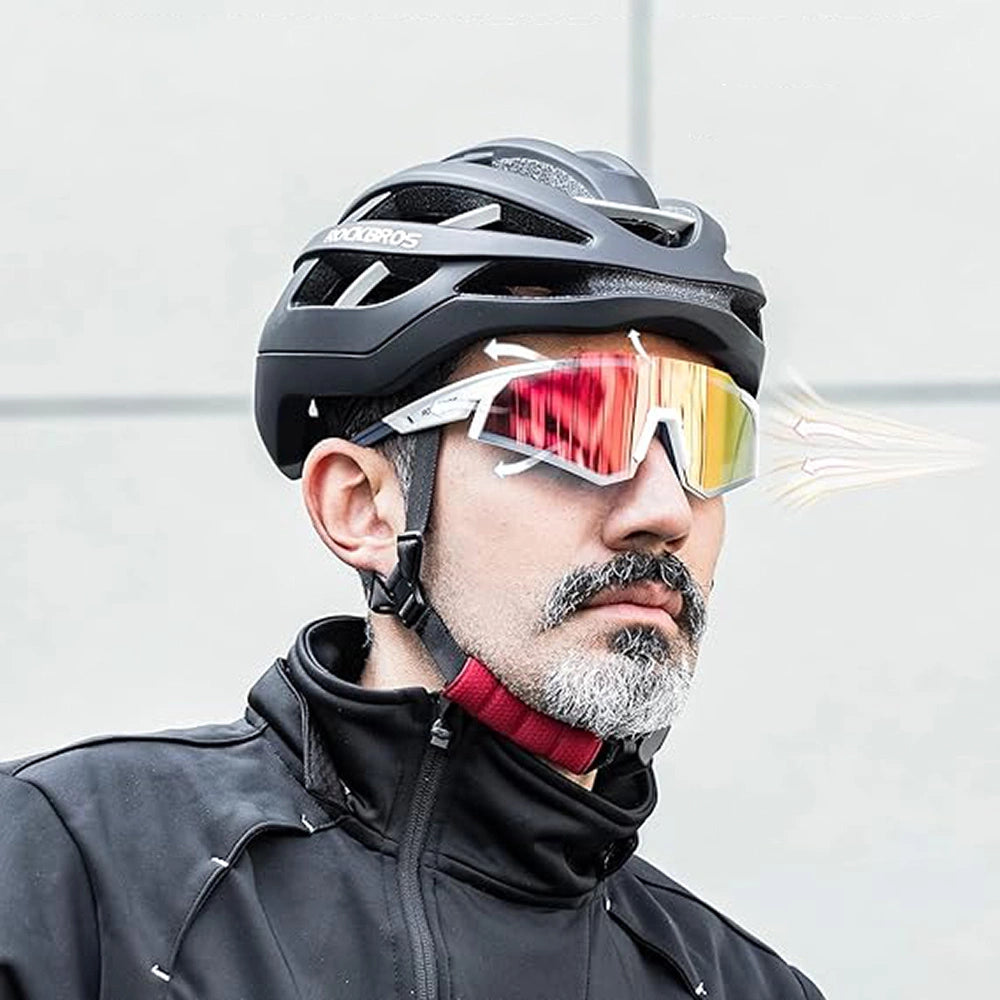 Rockbros SP297 polarizing cycling glasses - white_2
