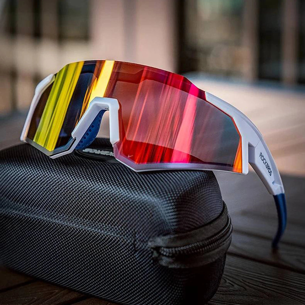 Rockbros SP297 polarizing cycling glasses - white_4
