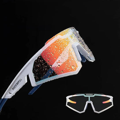 Rockbros SP297 polarizing cycling glasses - white_8