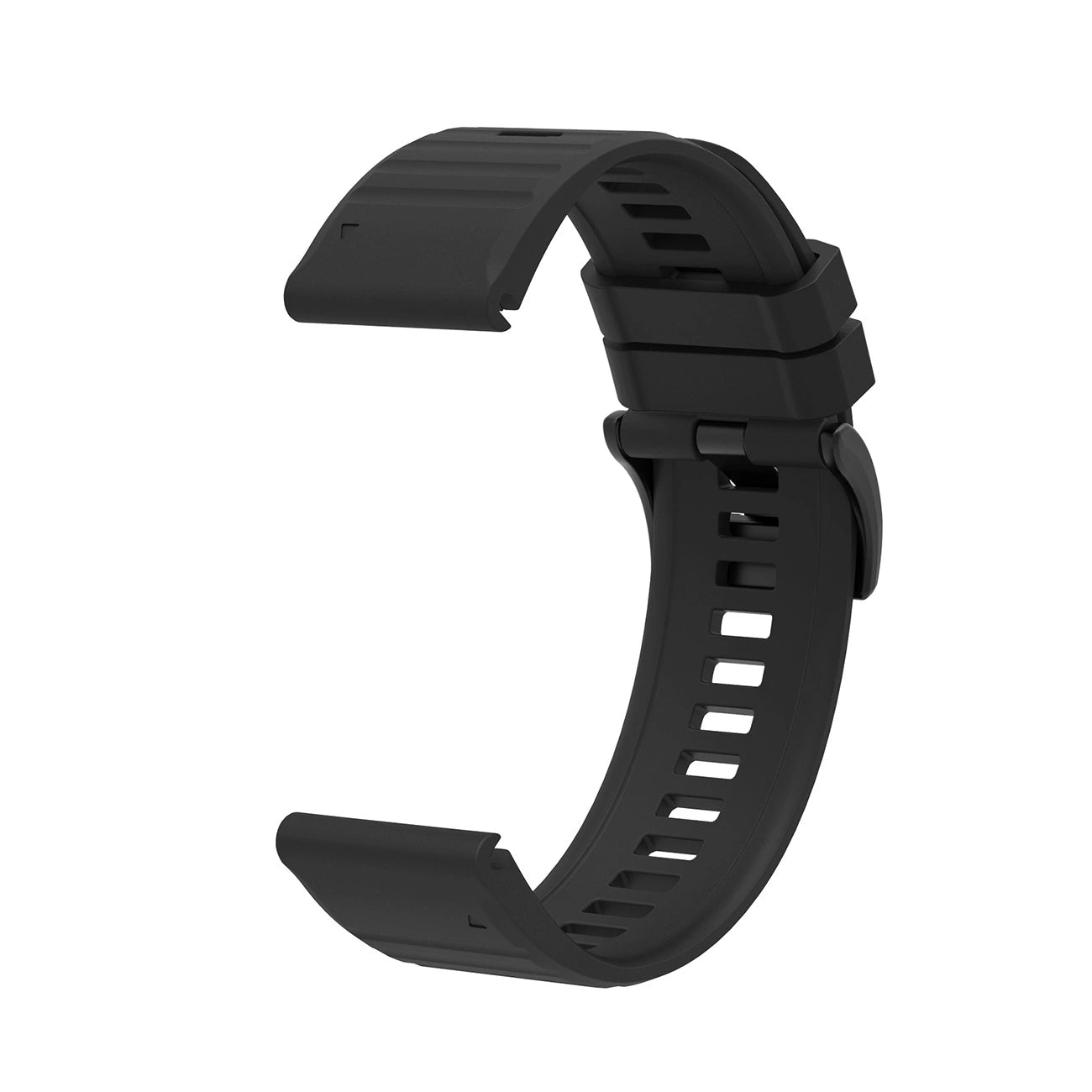 Garmin Fenix 3/5X/6X/7X Pro Silicone Strap - Black_1