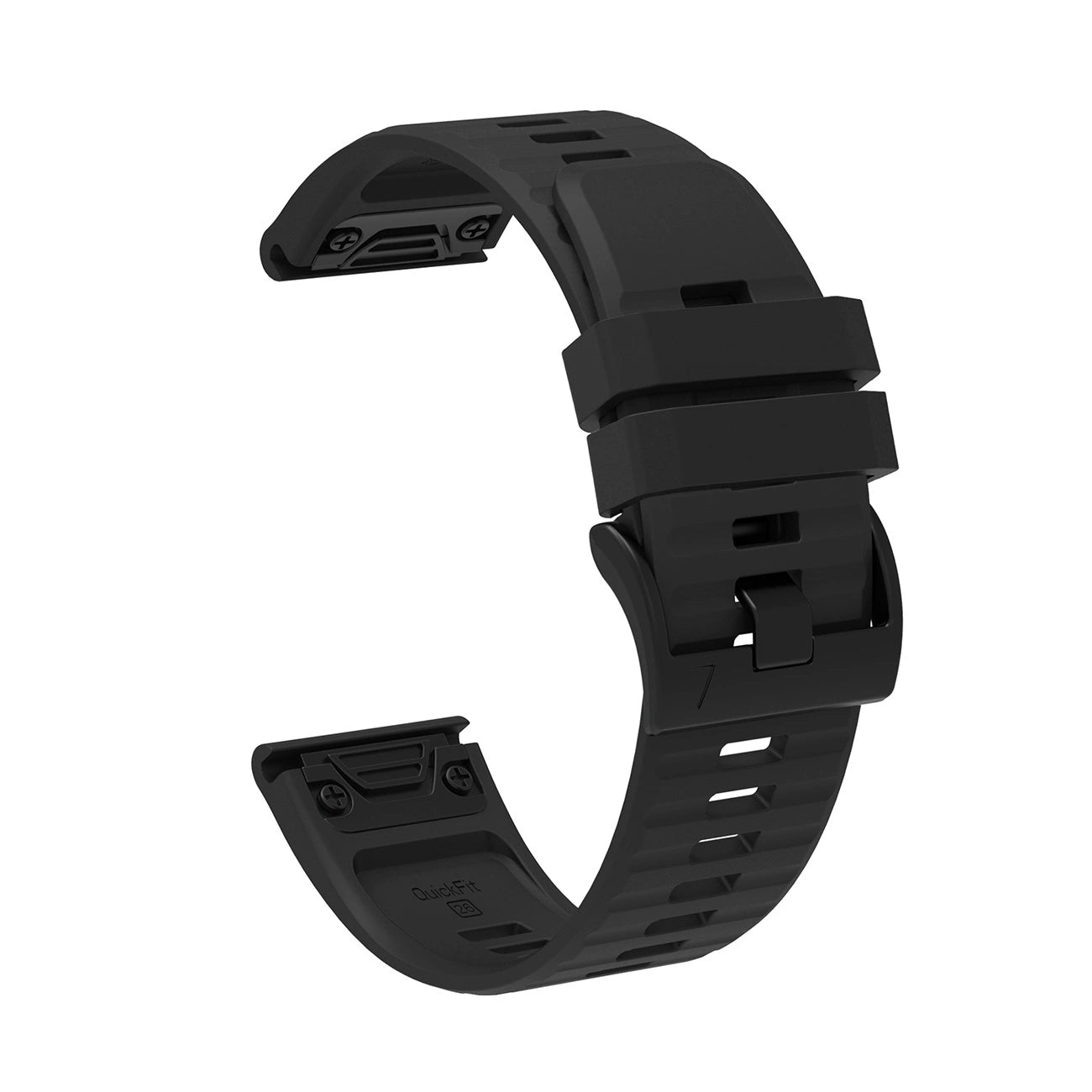 Garmin Fenix 3/5X/6X/7X Pro Silicone Strap - Black_0