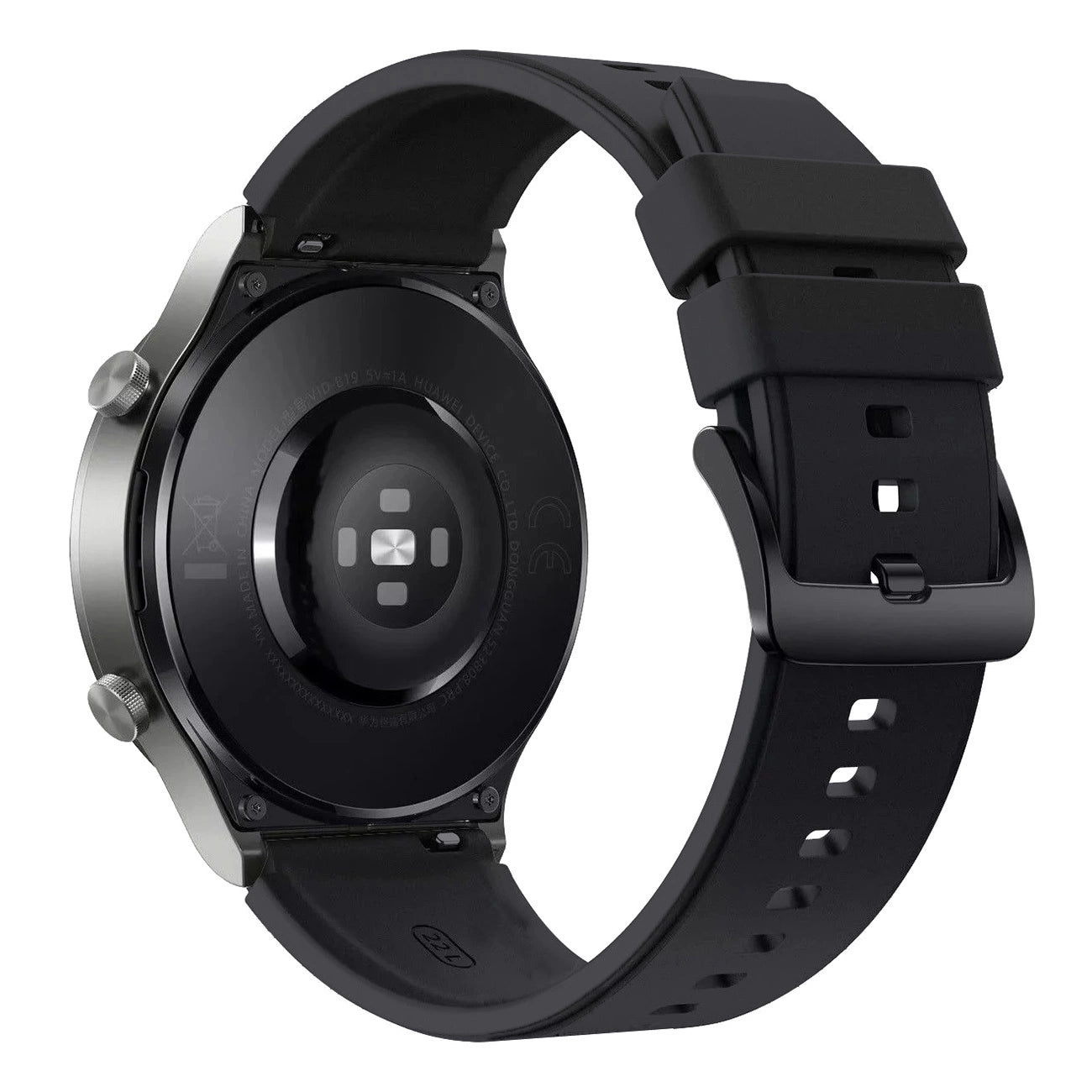 Silicone Strap for Huawei Watch GT 2/3/4/2 Pro/3 Pro/4 Pro/GT 2e 46mm - Black_0