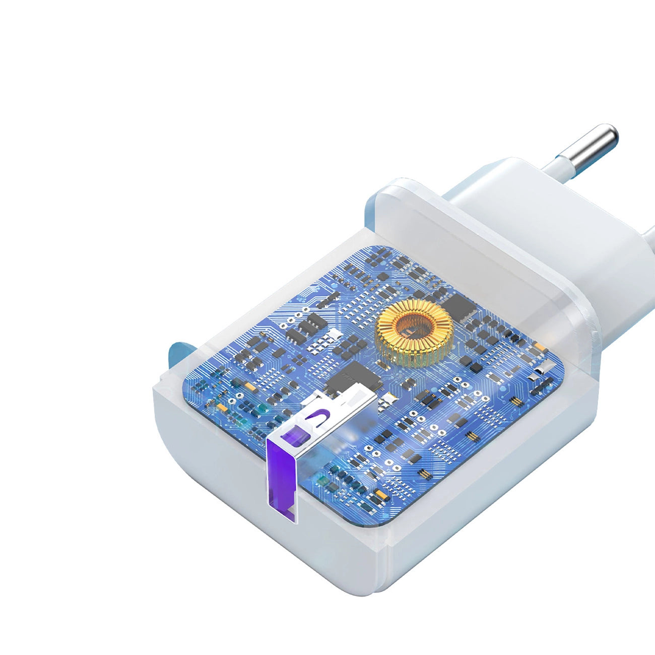 Dudao A20EU USB-A 18W network charger - white_2