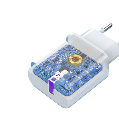 Dudao A20EU USB-A 18W network charger - white_2