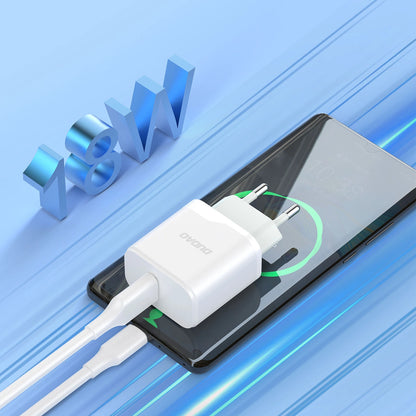 Dudao A20EU USB-A 18W network charger - white_4