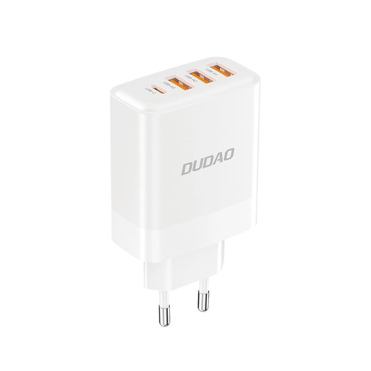 Dudao A5HEU network charger 3x USB-A 1x USB-C PD20W - white_0