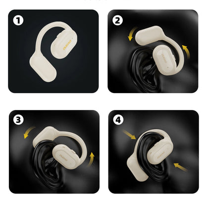 OWS Dudao U4A Bluetooth 5.3 IPX5 business headset - white_4