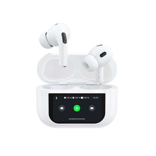 Dudao U19 in-ear TWS wireless Bluetooth 5.3 headphones with LED display - white_0