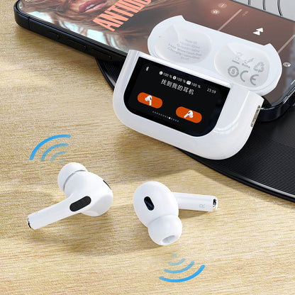 Dudao U19 in-ear TWS wireless Bluetooth 5.3 headphones with LED display - white_7