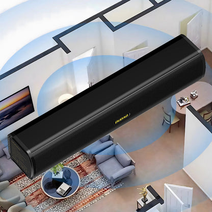 Dudao Y2+ Bluetooth 5.0 speaker 2400 mAh - black_9