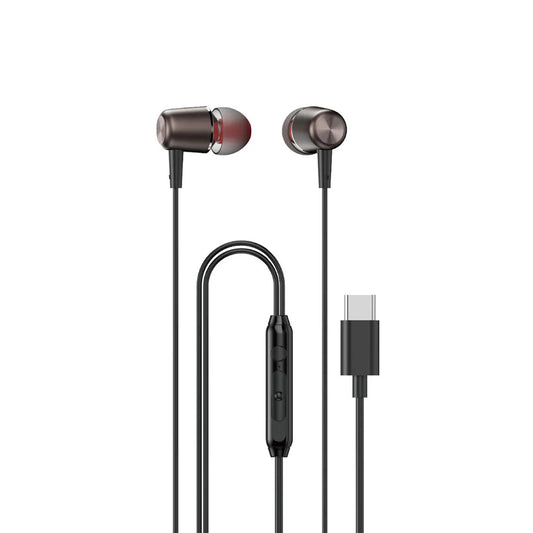 Dudao X1PROT In-Ear Wired USB-C Headphones 1.2m - Black_0