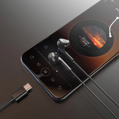 Dudao X3C In-Ear Wired USB-C Headphones 1.2m - Black_1