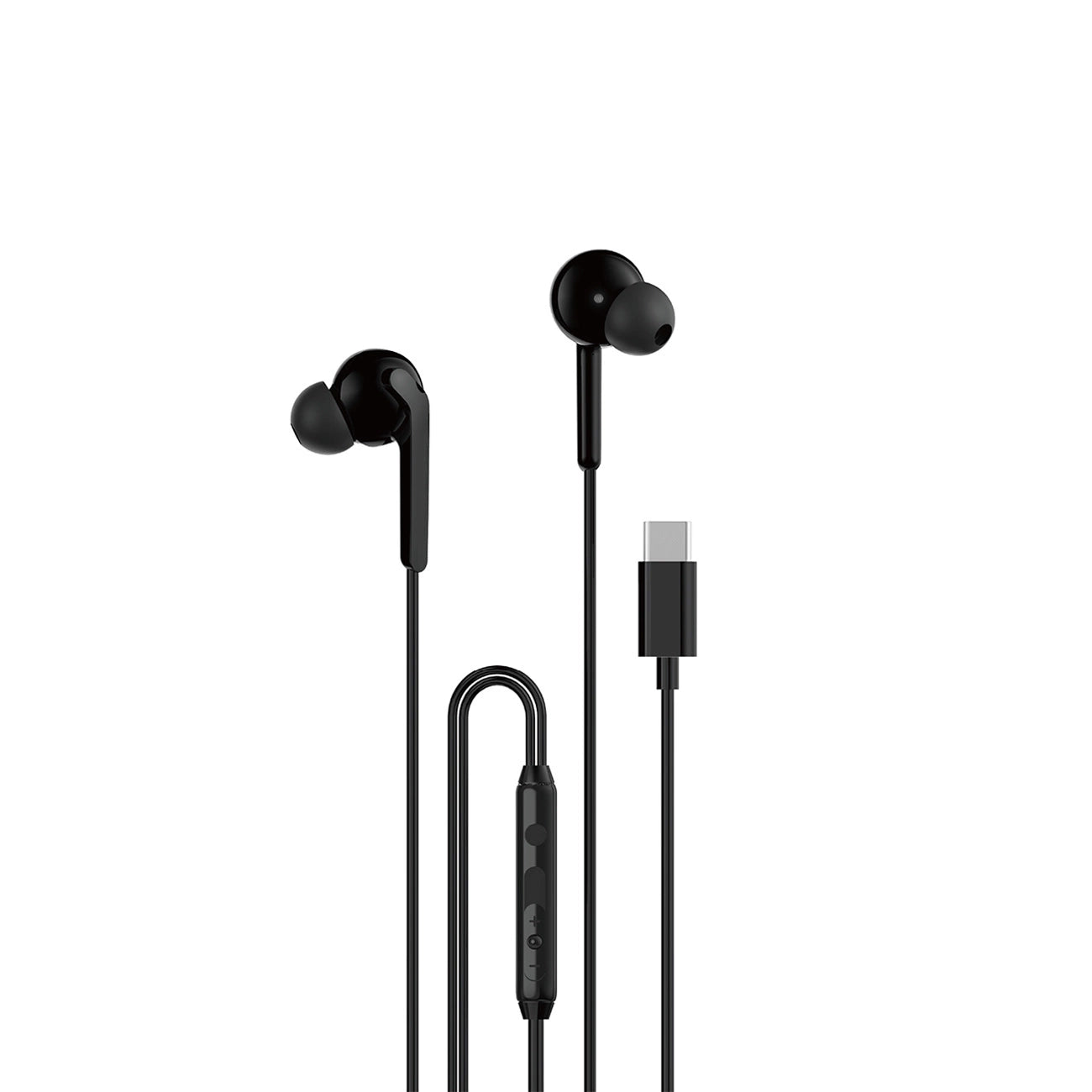 Dudao X3C+ Wired USB-C In-Ear Headphones 1.2m - Black_0