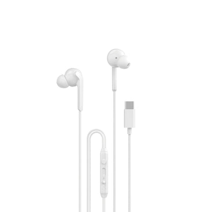 Dudao X3C+ Wired USB-C In-Ear Headphones 1.2m - White_0