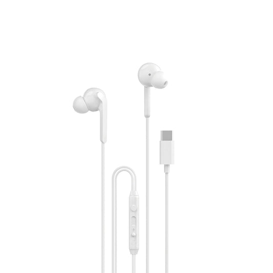 Dudao X3C+ Wired USB-C In-Ear Headphones 1.2m - White_0