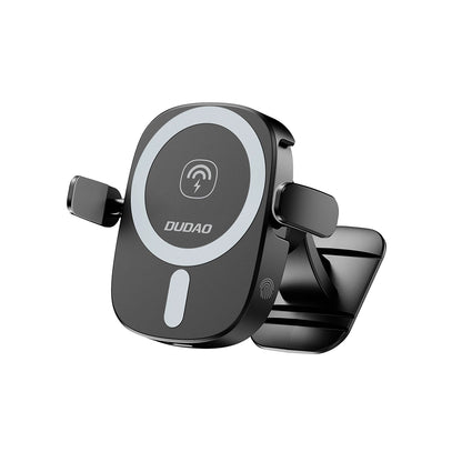 Dudao FW11 Car Phone Holder with 15W Inductive Charger for Air Vent/Cockpit - Black_0