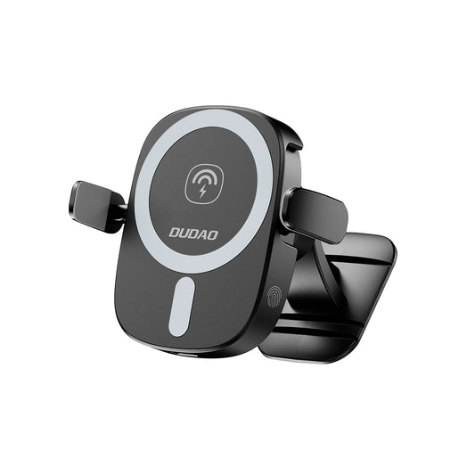 Dudao FW11 Car Phone Holder with 15W Inductive Charger for Air Vent/Cockpit - Black_0