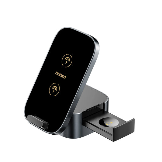 Dudao A11Pro+ 15W 3in1 Inductive Charger for Phone/Smartwatch/Headphones - Black_0