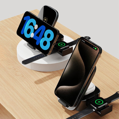 Dudao A11Pro+ 15W 3in1 Inductive Charger for Phone/Smartwatch/Headphones - Black_5