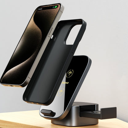 Dudao A11Pro+ 15W 3in1 Inductive Charger for Phone/Smartwatch/Headphones - Black_6