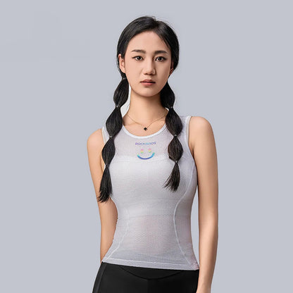 Rockbros YDBX001 Women's Quick-Dry Sleeveless Cycling Jersey M/L - White_4