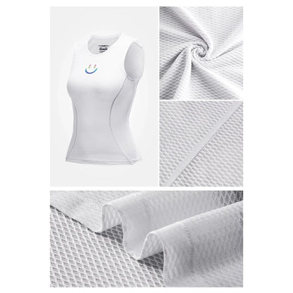 Rockbros YDBX001 Women's Quick-Dry Sleeveless Cycling Jersey M/L - White_8
