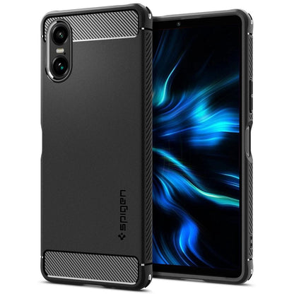 Spigen Rugged Armor Case for Sony Xperia 10 VI - Matte Black_0