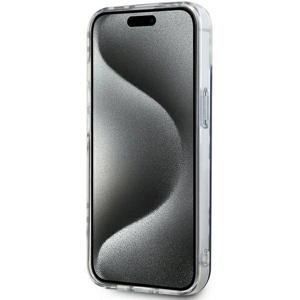 DKNY IML Checkered Mono Pattern case for iPhone 15 Plus / 14 Plus - black_4