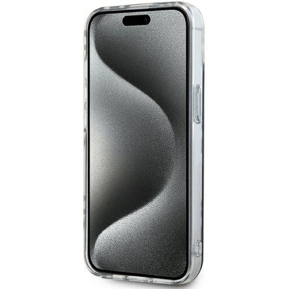 DKNY IML Checkered Mono Pattern case for iPhone 15 Plus / 14 Plus - black_4