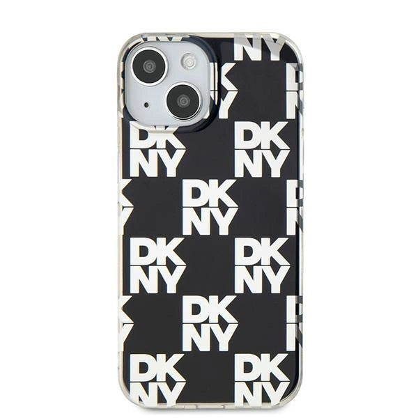 DKNY IML Checkered Mono Pattern case for iPhone 15 / 14 / 13 - black_2
