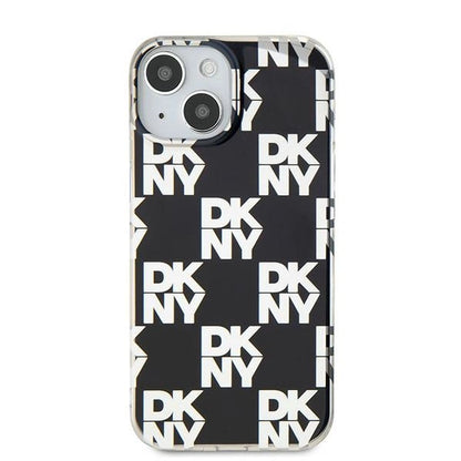 DKNY IML Checkered Mono Pattern case for iPhone 15 / 14 / 13 - black_2