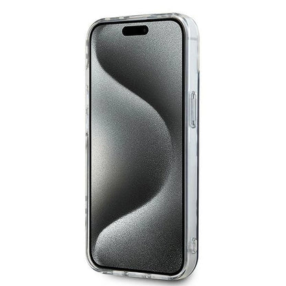 DKNY IML Checkered Mono Pattern case for iPhone 15 / 14 / 13 - black_4