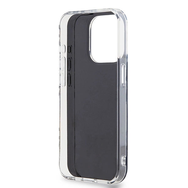 DKNY IML Checkered Mono Pattern case for iPhone 15 Pro Max - black_6