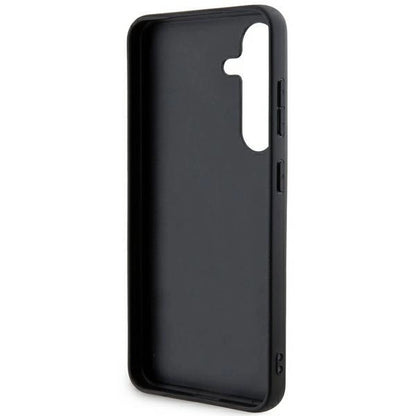 DKNY Leather Mono Stripe &amp; Metal Logo case for Samsung Galaxy S24+ - black_5