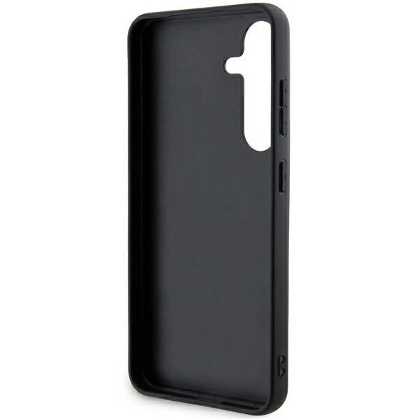 DKNY Leather Mono Stripe &amp; Metal Logo case for Samsung Galaxy S24 - black_5