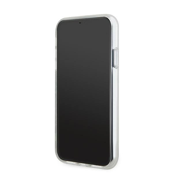 DKNY IML Checkered Mono Pattern &amp; Printed Stripes MagSafe case for iPhone 11 / Xr - beige_4