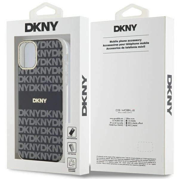DKNY IML Mono &amp; Stripe MagSafe case for iPhone 11 / Xr - black_6