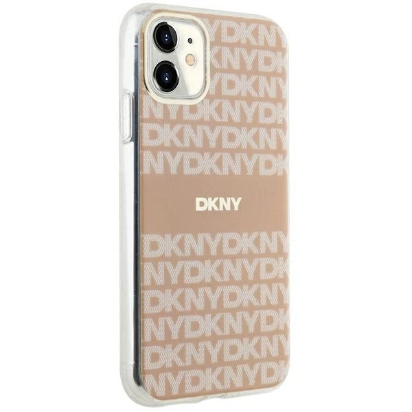 DKNY IML Mono &amp; Stripe MagSafe case for iPhone 11 / Xr - pink_3