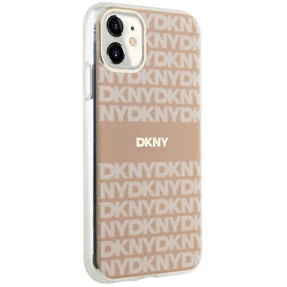 DKNY IML Mono &amp; Stripe MagSafe case for iPhone 11 / Xr - pink_3