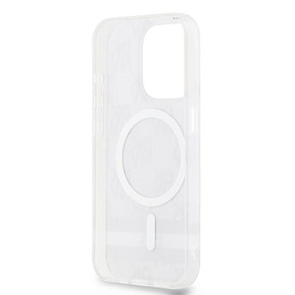 DKNY IML Checkered Mono Pattern &amp; Printed Stripes MagSafe Case for iPhone 13 Pro / 13 - Black_6