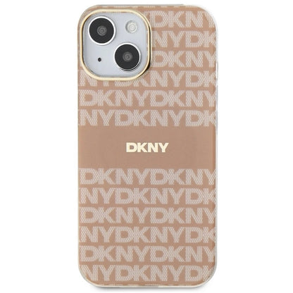 DKNY IML Mono &amp; Stripe MagSafe case for iPhone 15 / 14 / 13 - pink_2