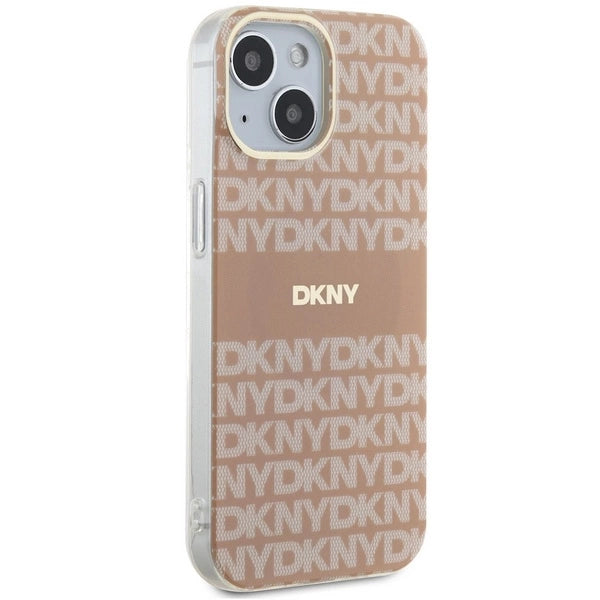 DKNY IML Mono &amp; Stripe MagSafe case for iPhone 15 / 14 / 13 - pink_3