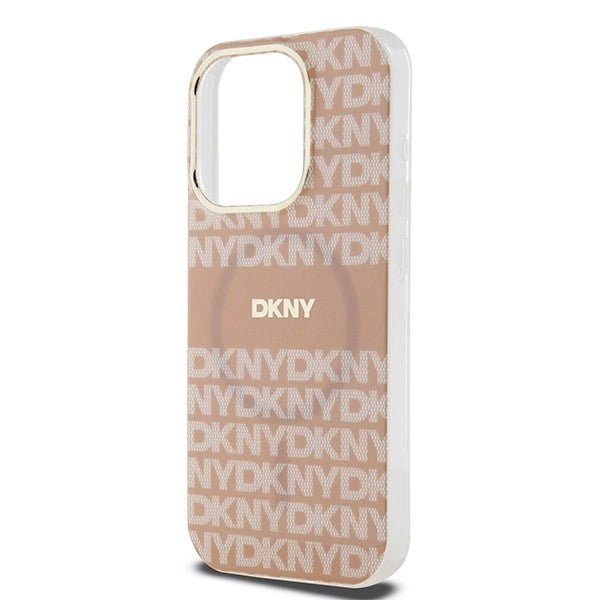 DKNY IML Mono &amp; Stripe MagSafe case for iPhone 14 Pro Max - pink_5