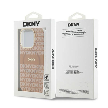 DKNY IML Mono &amp; Stripe MagSafe case for iPhone 14 Pro Max - pink_7